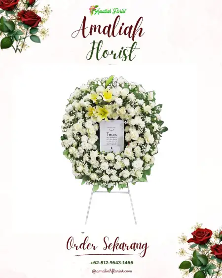 Krans Bunga Duka Wedarijaksa